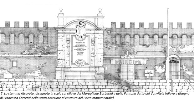 7. 1996-97. Stralcio rilievo Francesca con stemma bis