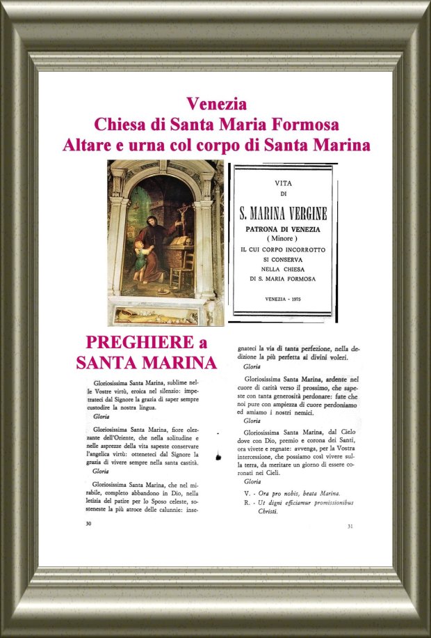 5 Preghiera a S Marina Venezia cornice