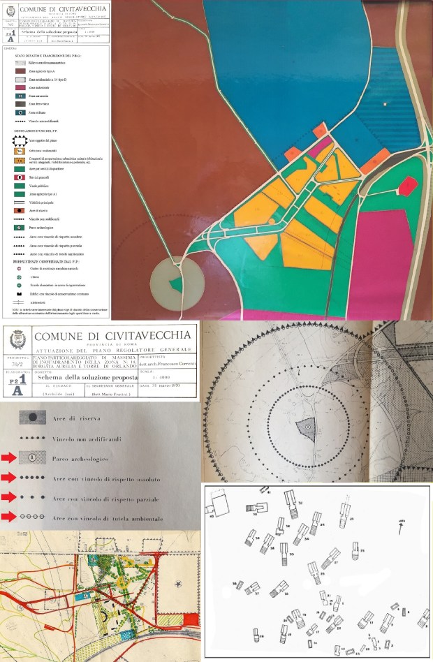 Tavole del piano di Aurelia e Scaglia