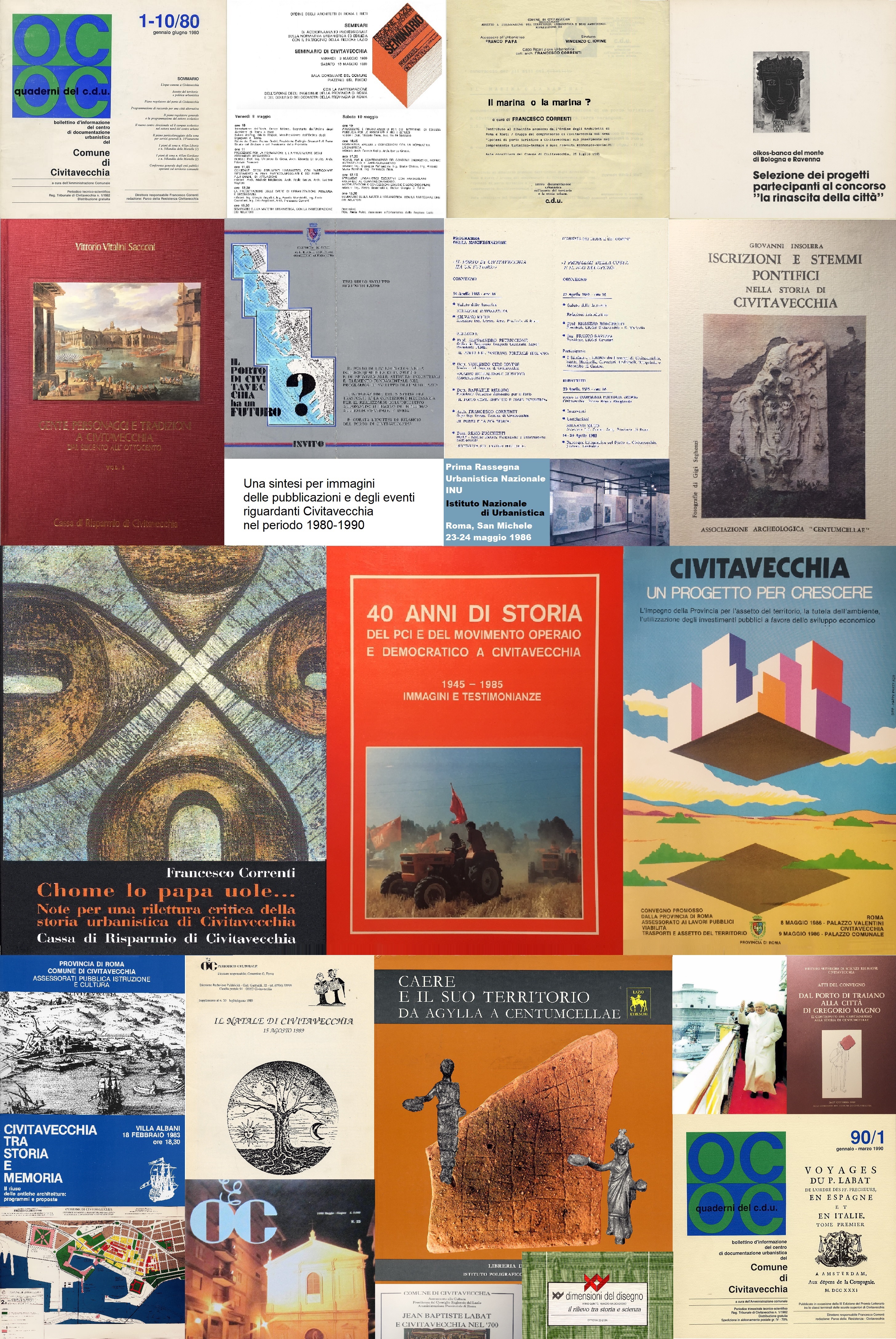 1980-1990. Pubblicazioni ed eventi prima parte